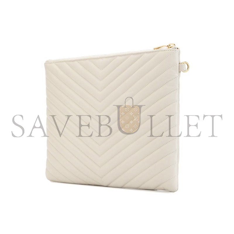 Y51 CASSANDRE MATELASSÉ TABLET POUCH IN LEATHER 559193 (30*21.5*2cm)